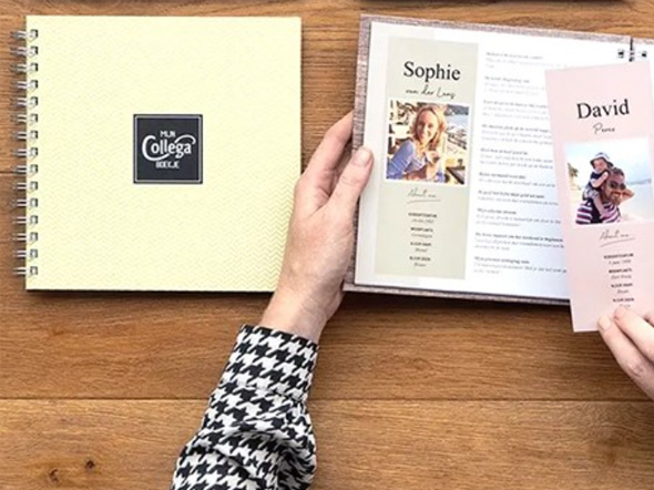 Persoonlijk cadeau collega DIY boek