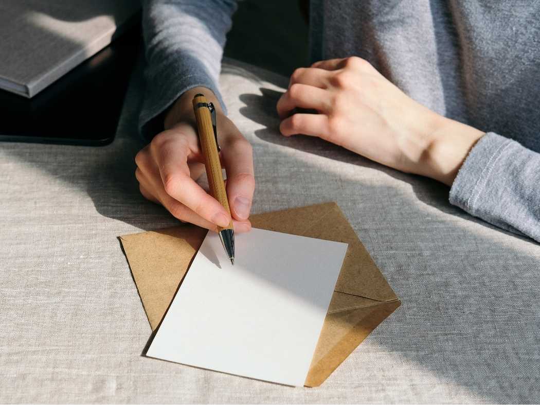 handgeschreven bericht